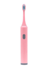 Pink electric toothbrush for children