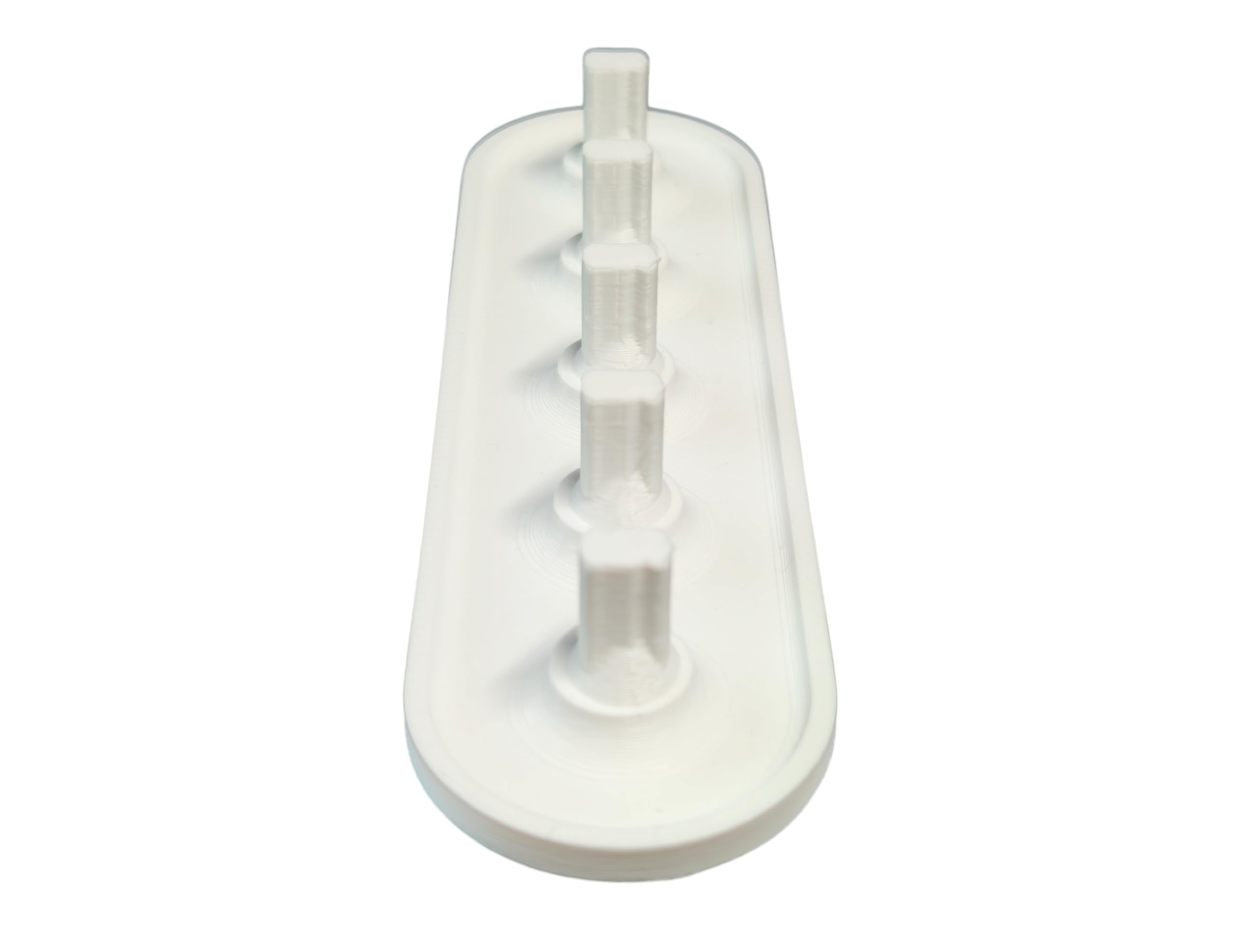 Compact, modern Oral-B head holder organizer suitable for 2–6 heads