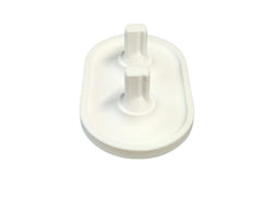 Compact bathroom countertop organizer designed for Oral-B brush heads