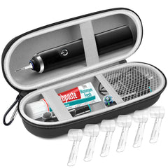 Front view of the electric toothbrush travel case