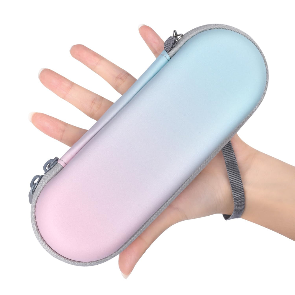 Six cap protectors included with the case