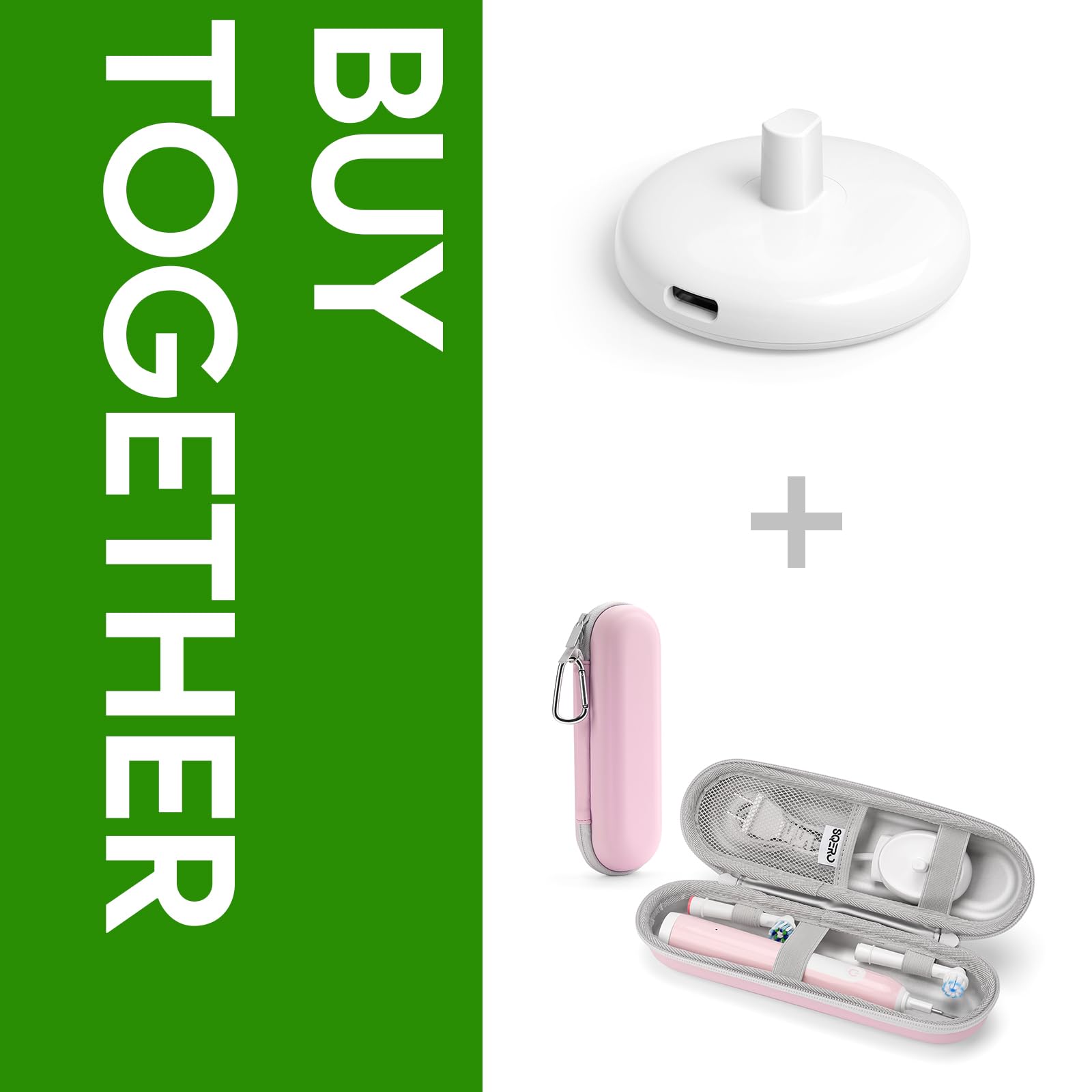 Electric toothbrush travel charger case for Oral-B Pro/iO
