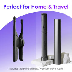 Protective aluminum travel case for electric toothbrush