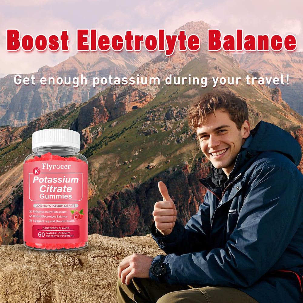 Supports electrolyte balance with potassium citrate