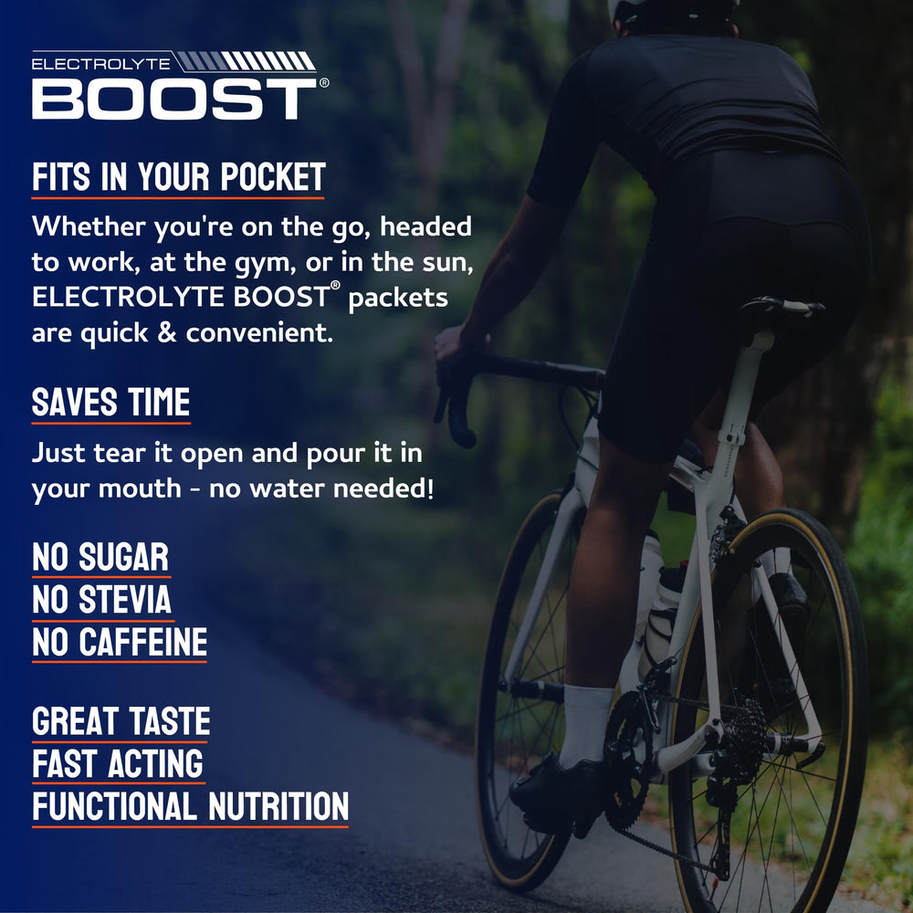 No caffeine, no sugar, no stevia electrolyte packets