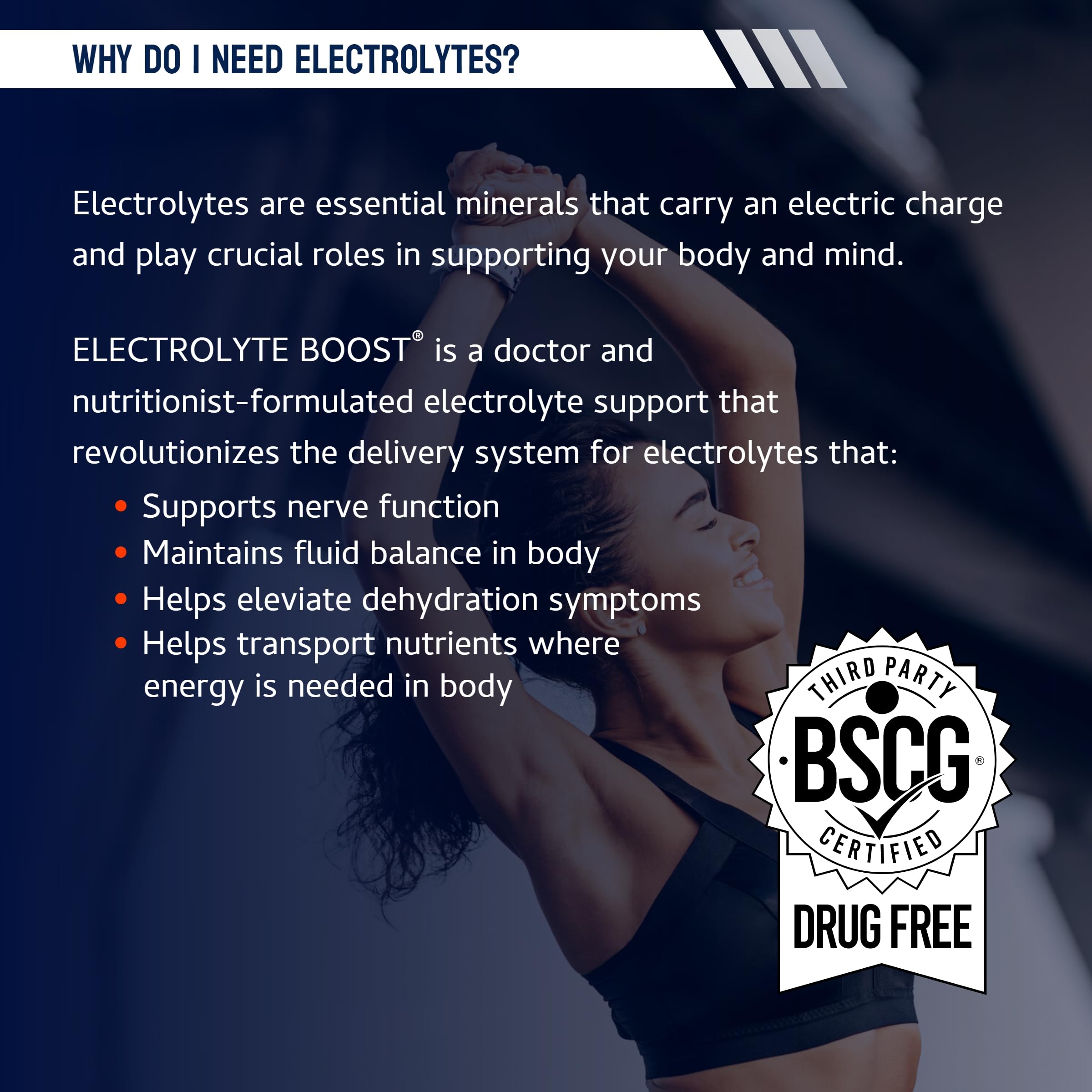 Electrolyte packets dissolving on tongue for quick hydration
