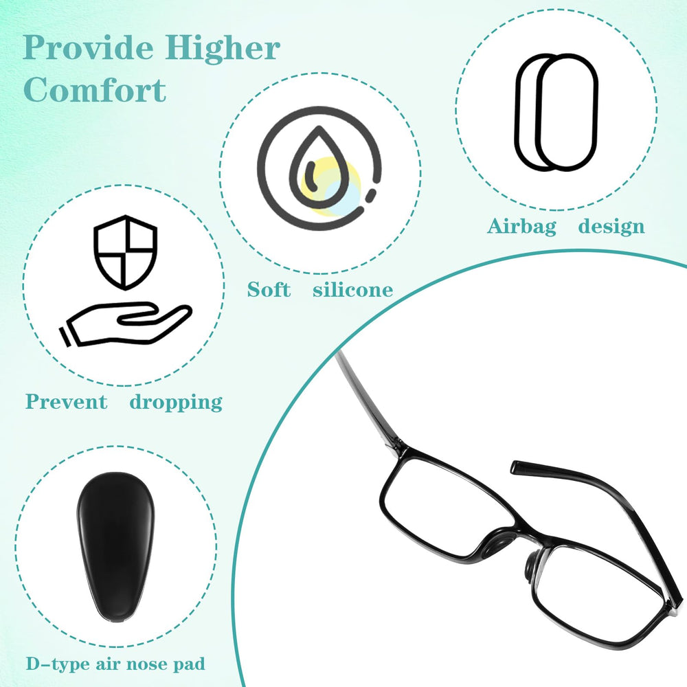 Nose pad replacement for plastic frames – easy to install