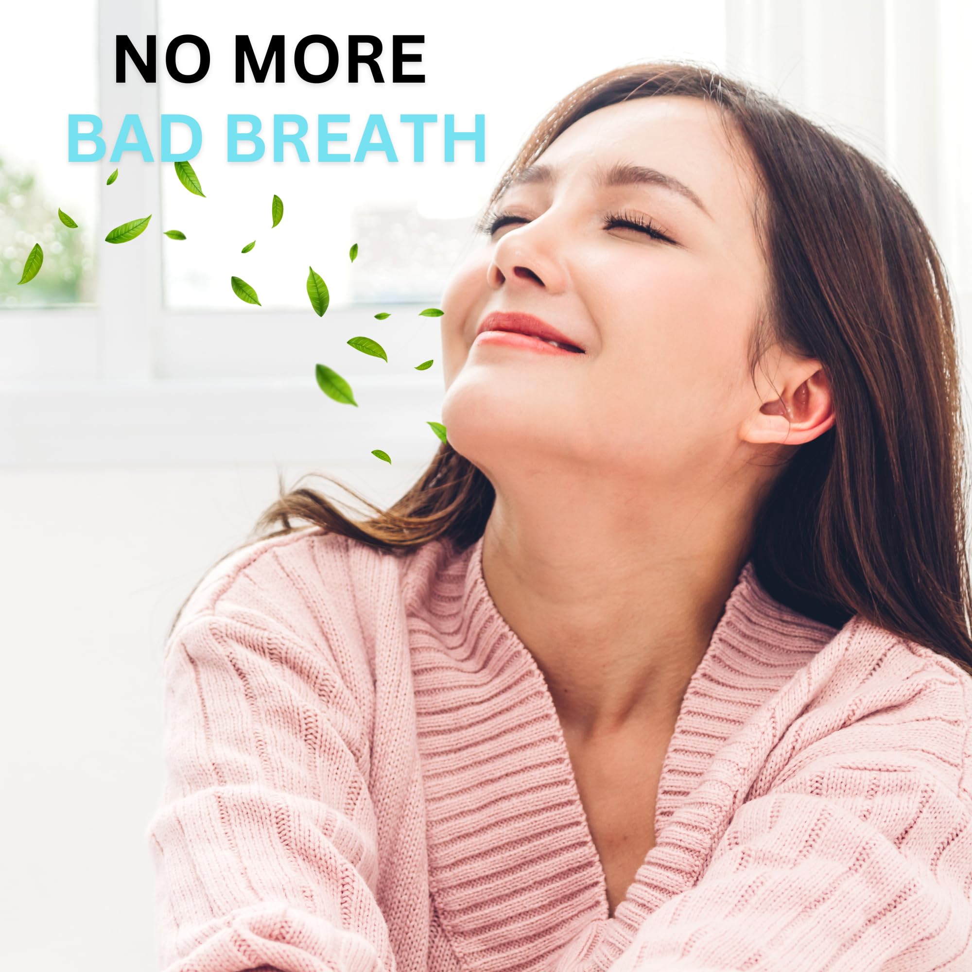 Fresh breath concept with Elementa Silver Wintermint Mouth Rinse