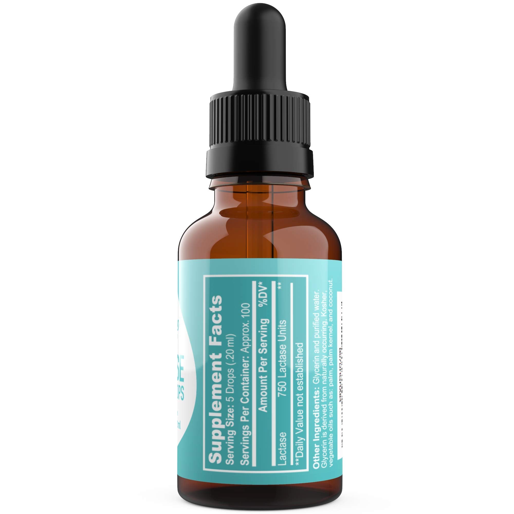 Pouring Elepure Lactase Drops into dairy or cup