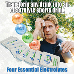 Elete Citrilyte Add-In poured into a 32 oz bottle for hydration.