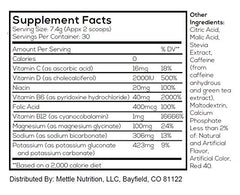 Stevia sugar-free sweetener used in Elevated Energy.