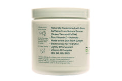 Illustration of essential nutrients: Vitamin B complex, Vitamin D, magnesium and potassium.