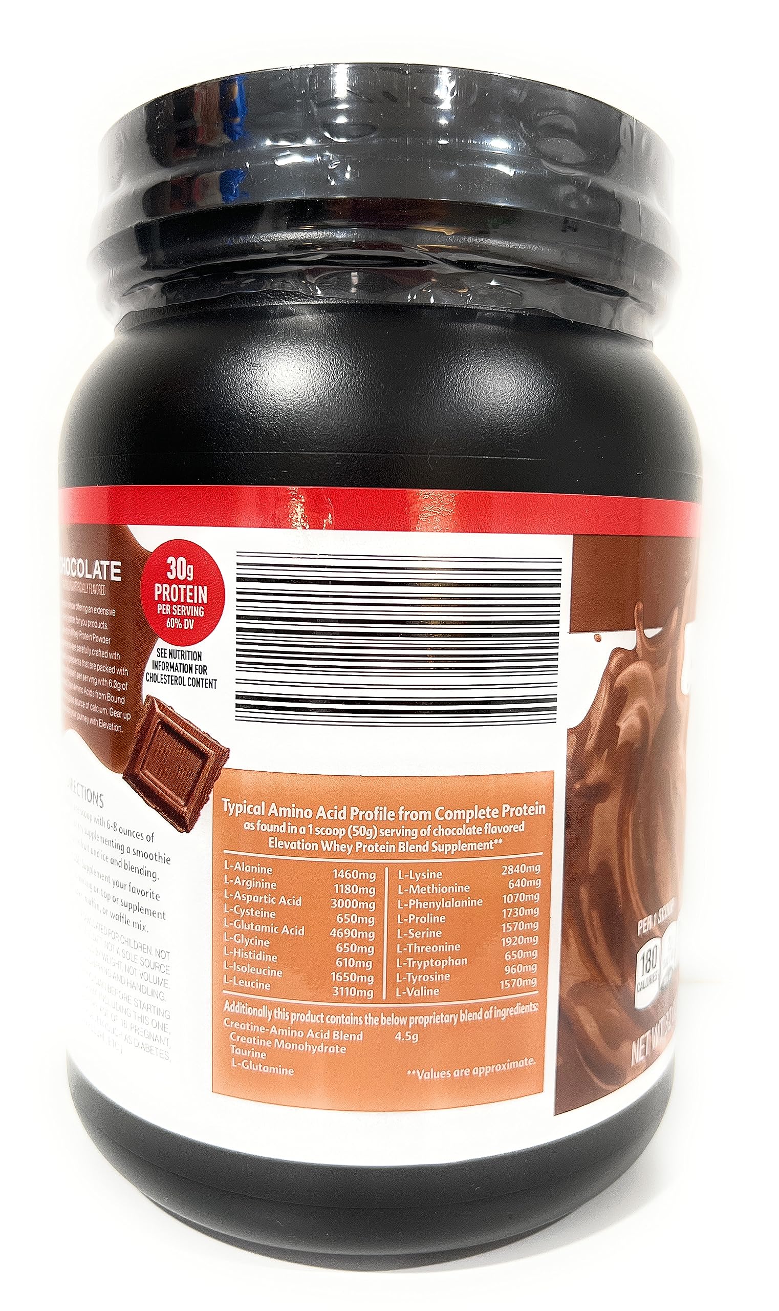 Elevation Chocolate Protein Powder used in oats or pancake batter