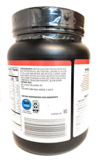 Pouring Elevation Vanilla Protein Powder into a shaker