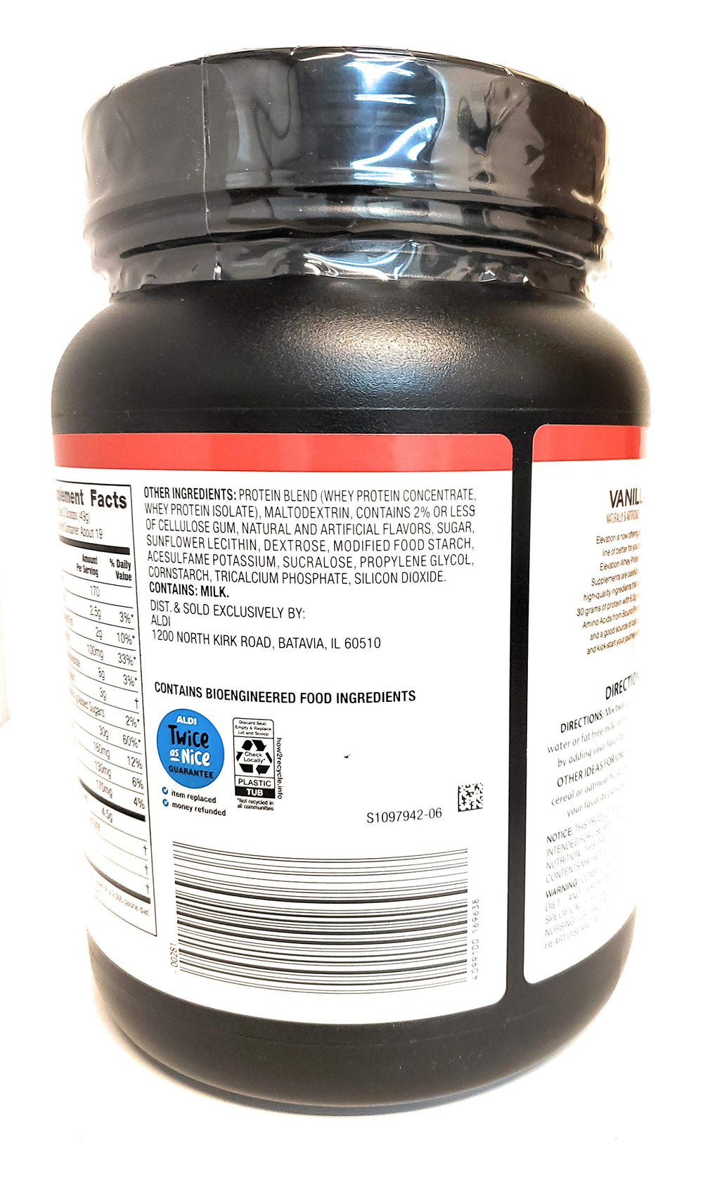 Elevation vanilla protein on oats provides an extra protein boost at breakfast.