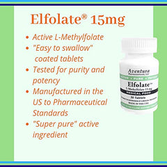 Three ELFOLATE bottles in a 3-pack package