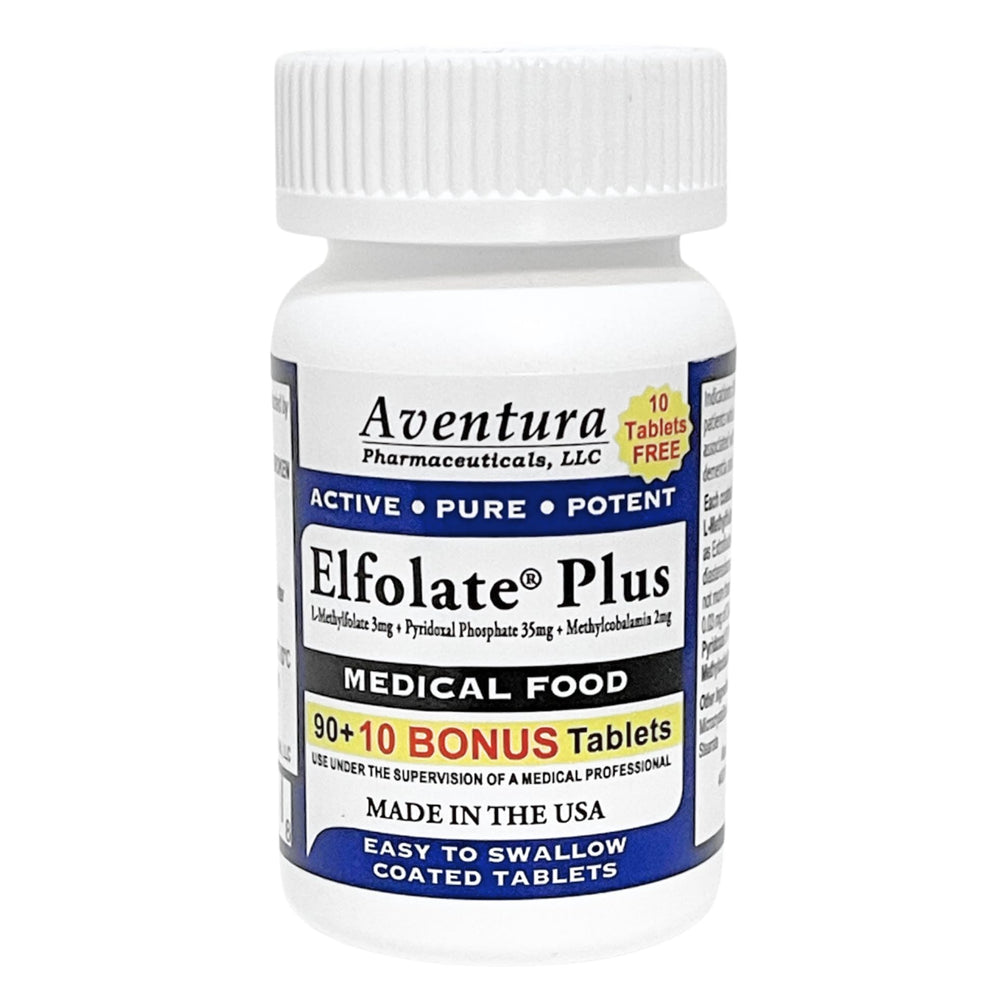ELFOLATE Plus 3mg bonus pack bottle with 100 tablets