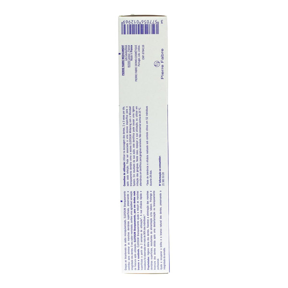 Close-up of mint-flavored toothpaste texture
