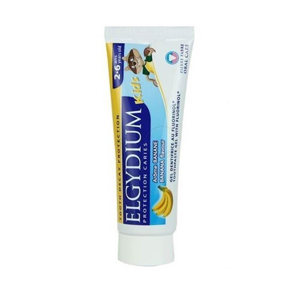 Elgydium Kids Banana Toothpaste Gel 50 ml for ages 2-6