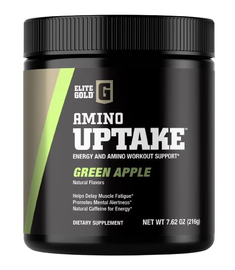 Elite GolElite Gold Amino Uptake bottle – Green Apple flavor
