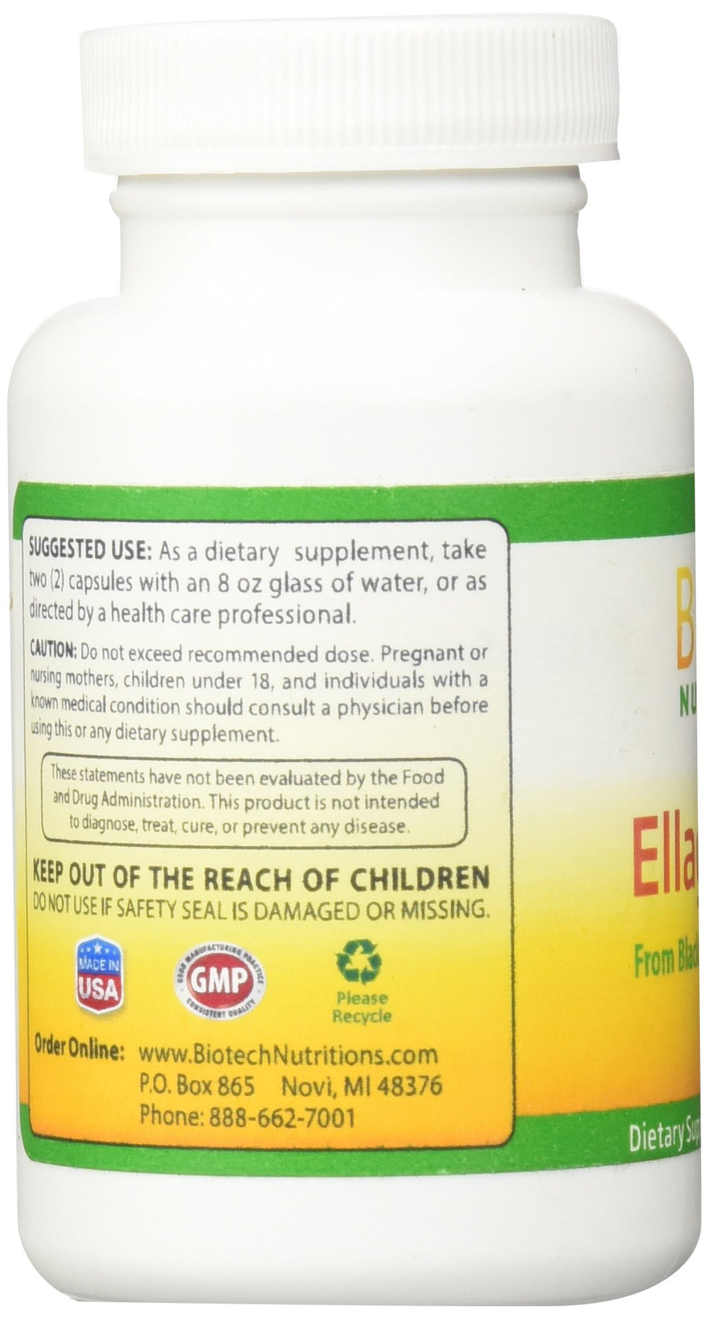1120 mg serving ellagic acid capsules