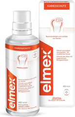 Front view of Elmex Anti-Cavity Mouthwash 400ml bottle