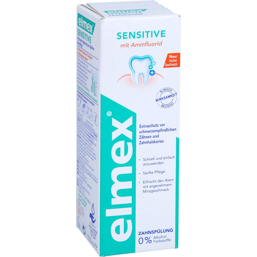 Product shot: Elmex Sensitive Mouthwash 100 ml in pack of 1