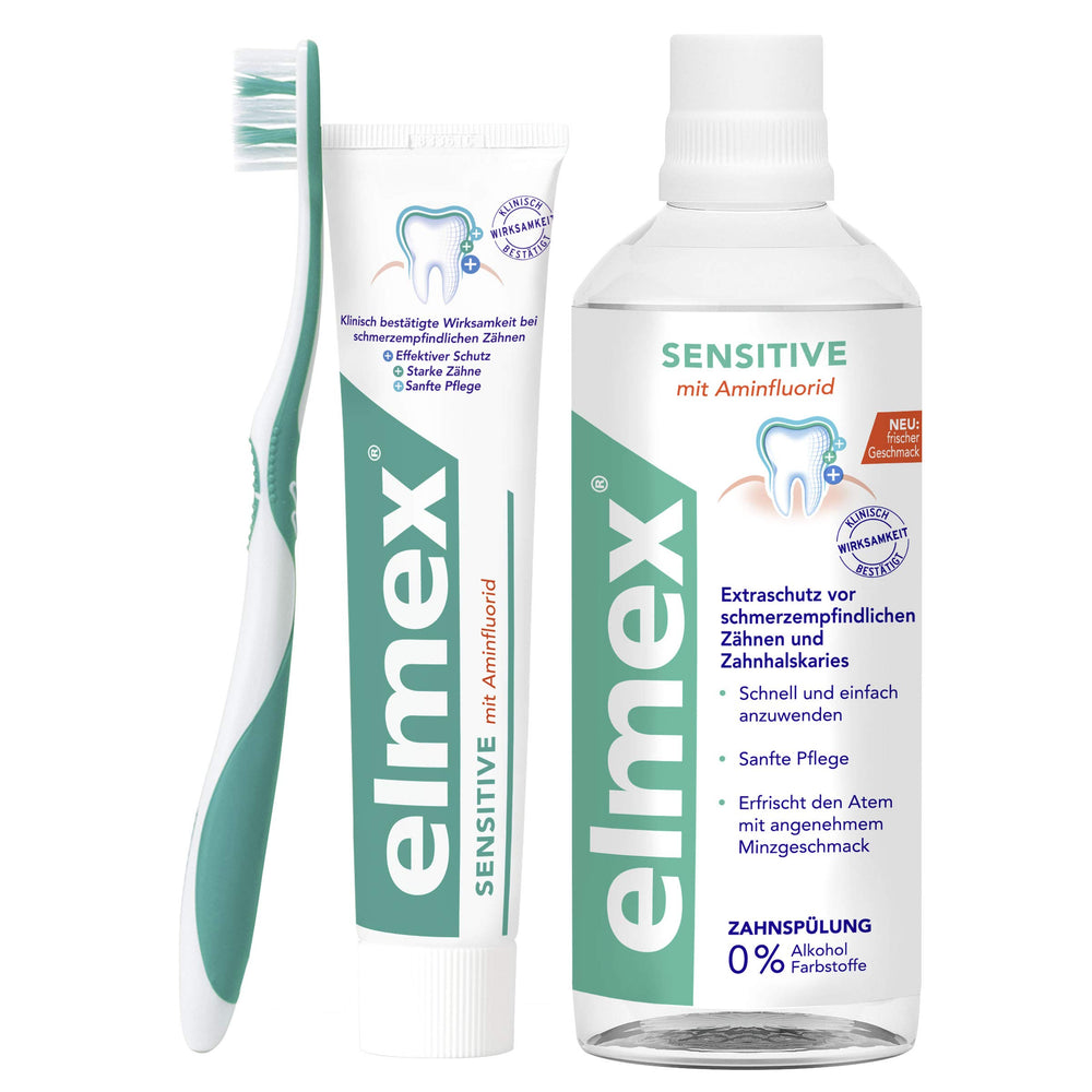 Gentle, alcohol-free mouthwash for sensitive teeth