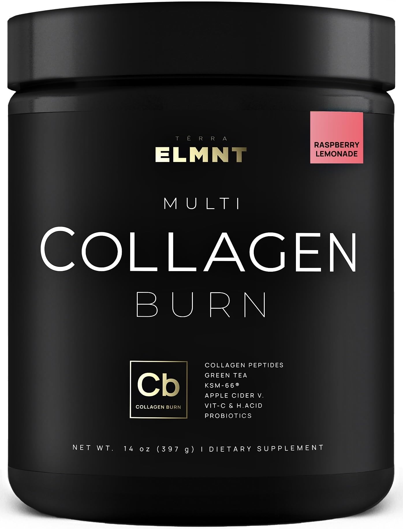 ELMNT Super Collagen Burn bottle front view