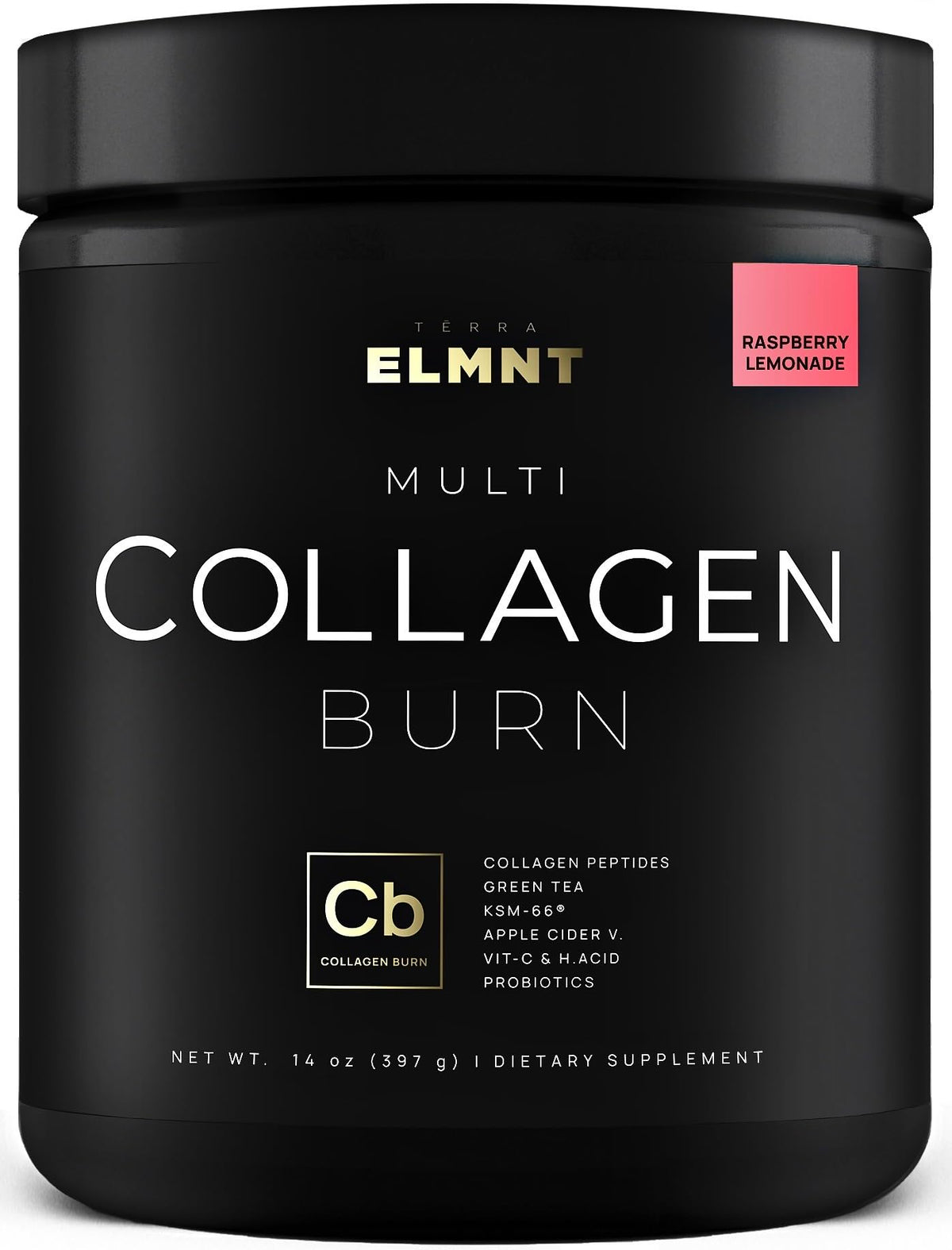 ELMNT Super Collagen Burn bottle front view