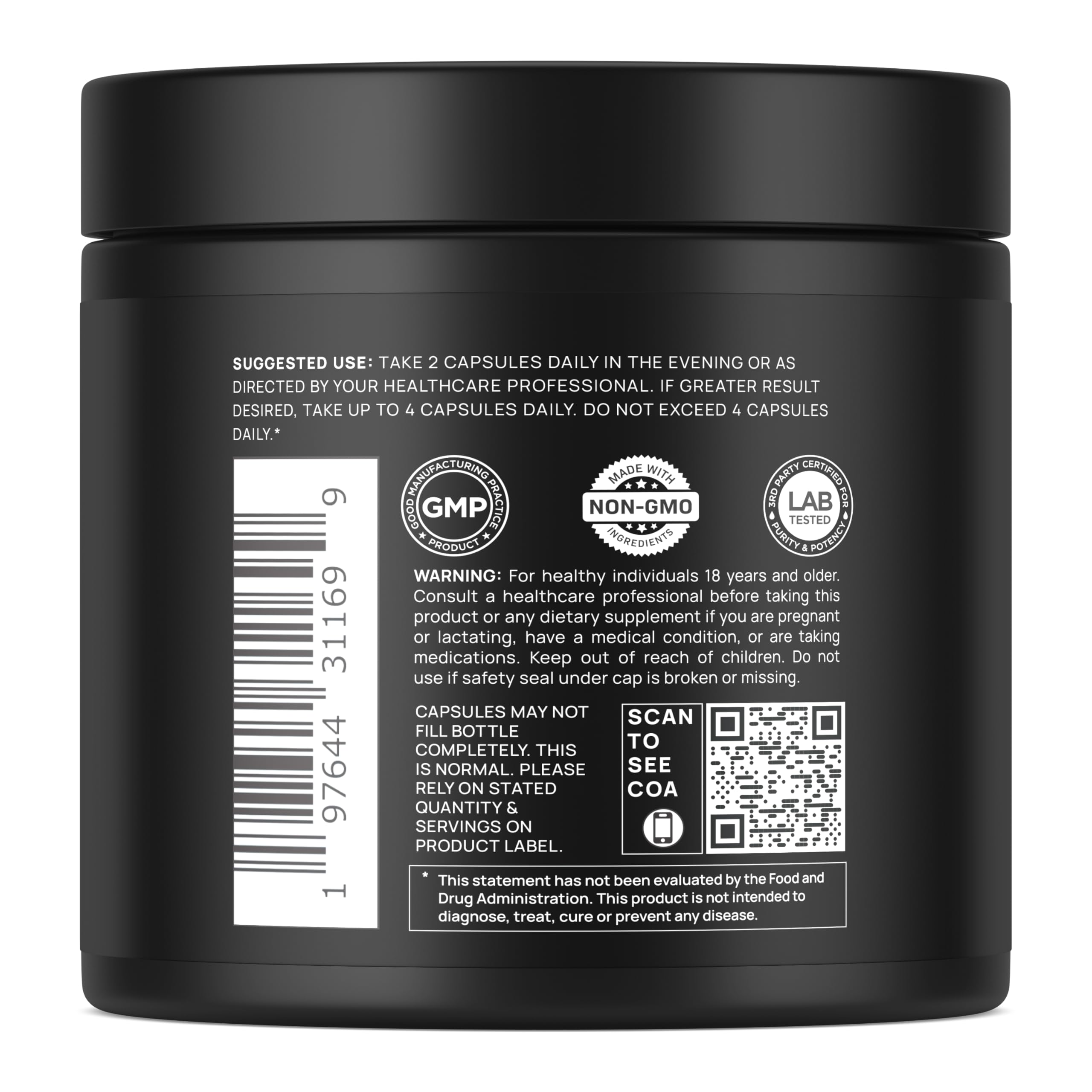 L-Theanine and Apigenin ingredients with magnesium