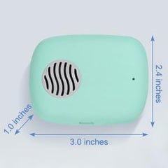 Open lid showing UV-C cleaning chamber