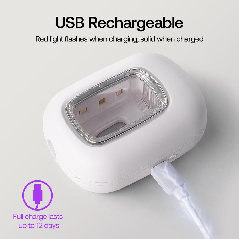 USB rechargeable power port and long battery life indicator