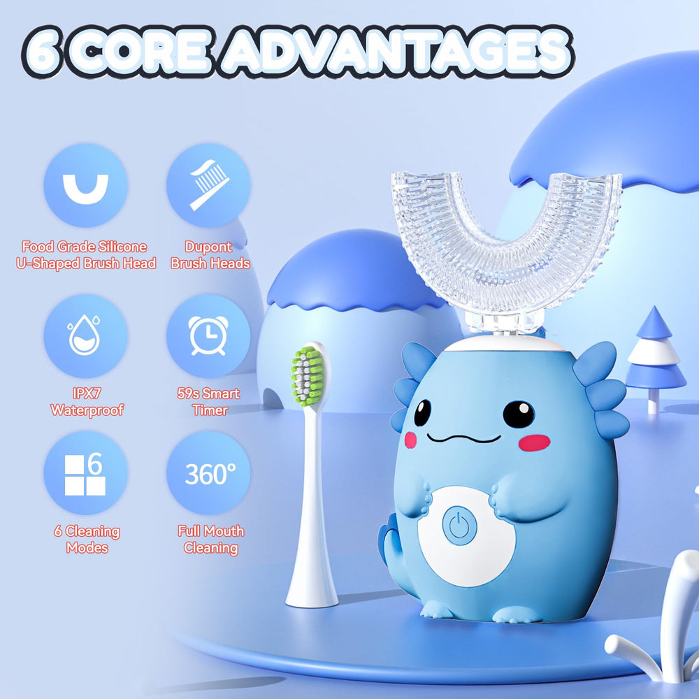 Six cleaning modes and 59-second timer on the toothbrush
