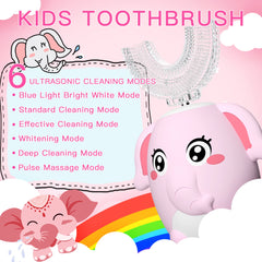 Close-up of U-shaped silicone brush head