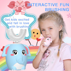 Four brush heads included: 2 silicone U-shaped and 2 soft bristles