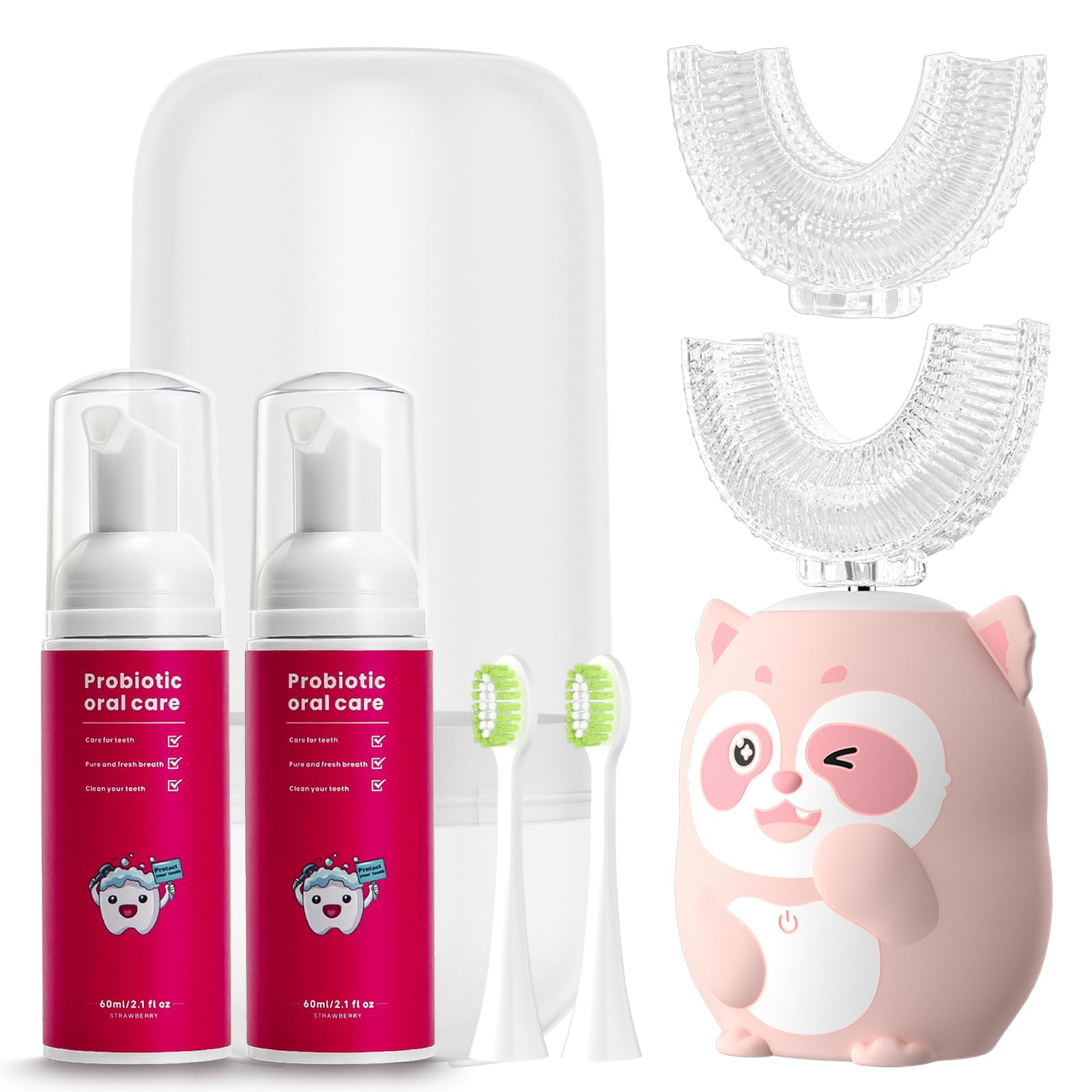 ELOTAME Kids Electric U-Shaped Toothbrush — full product