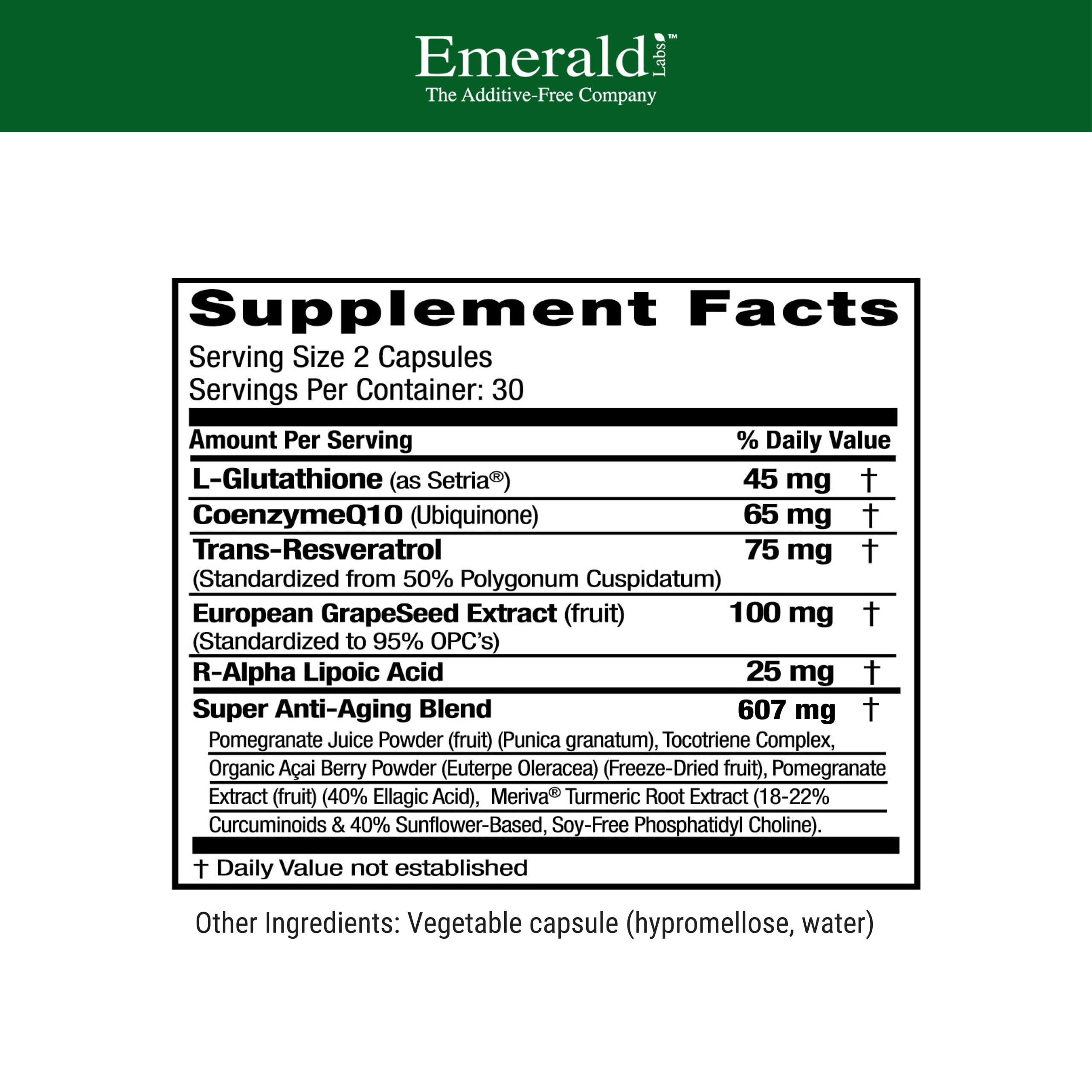 Close-up of Setria L-Glutathione ingredient highlight