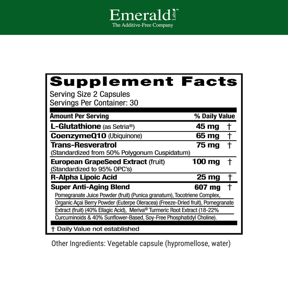 Close-up of Setria L-Glutathione ingredient highlight