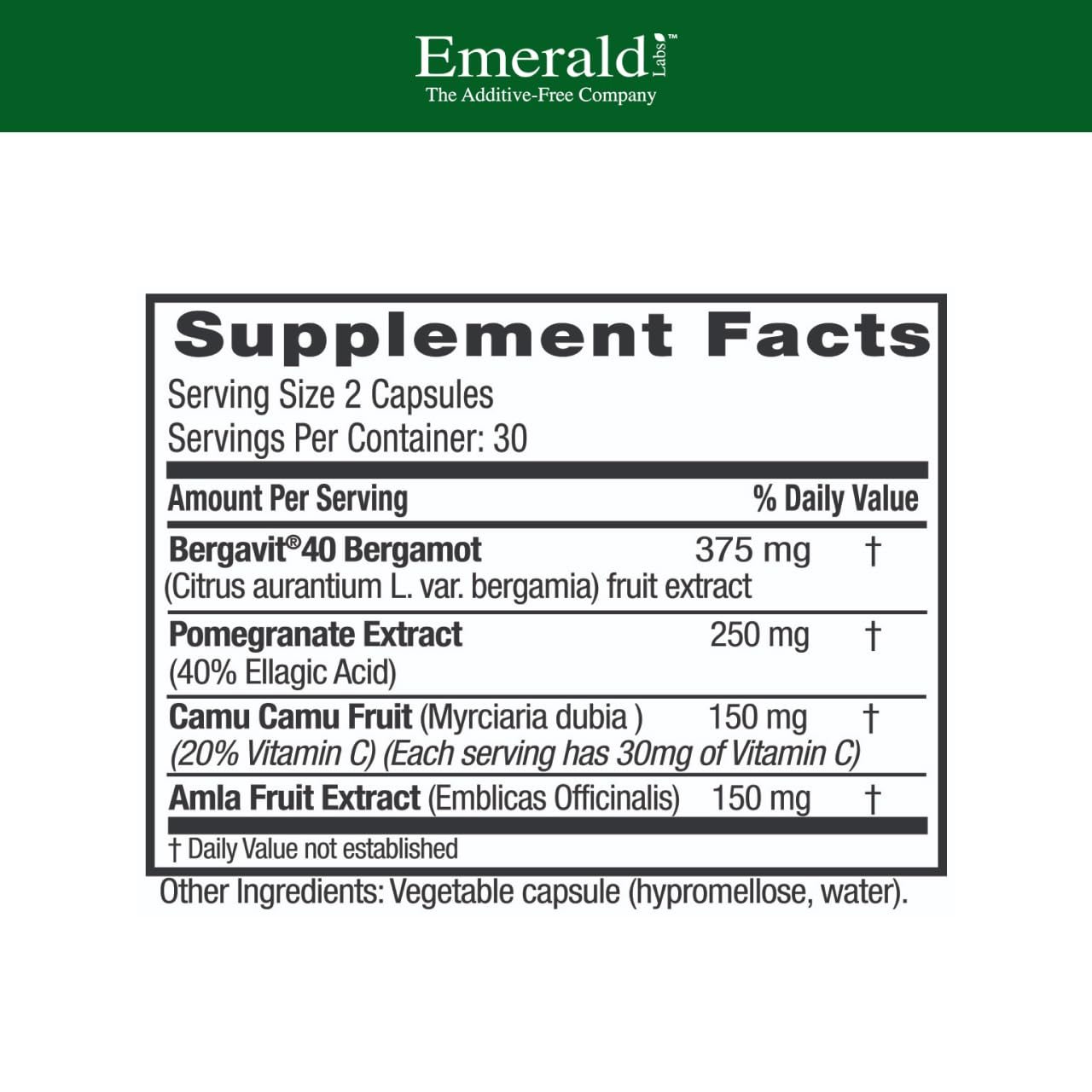 Bergamot extract ingredient close-up for Bergamot+