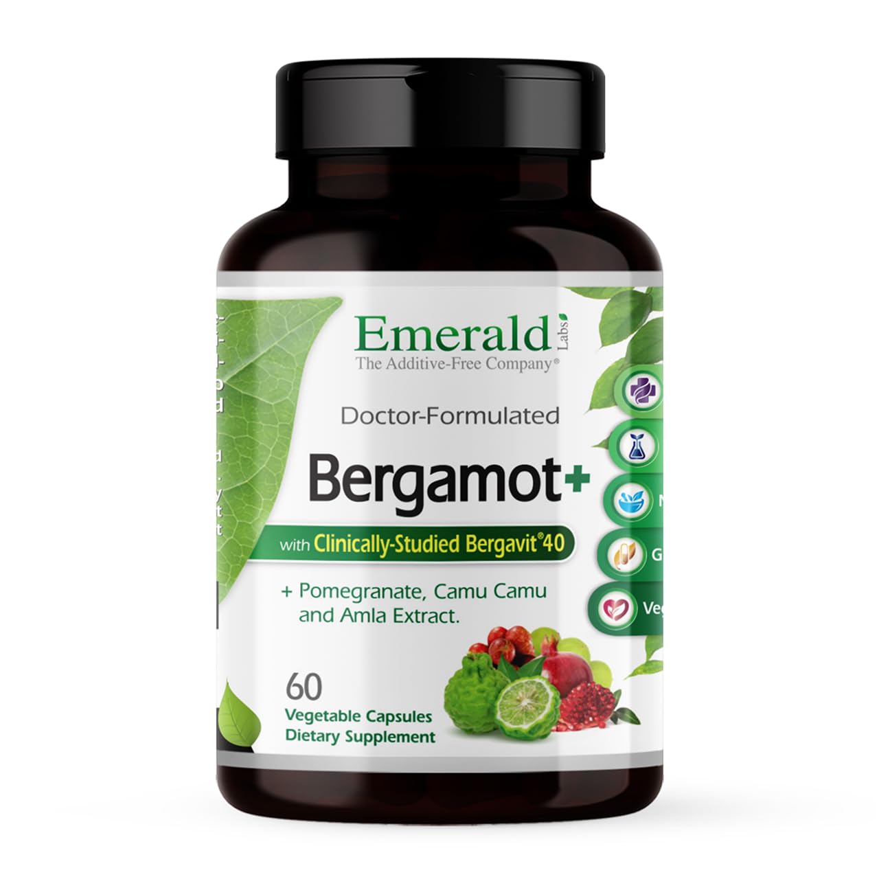 EMERALD LABS Bergamot+ metabolism and heart health - 60 vegetable capsules