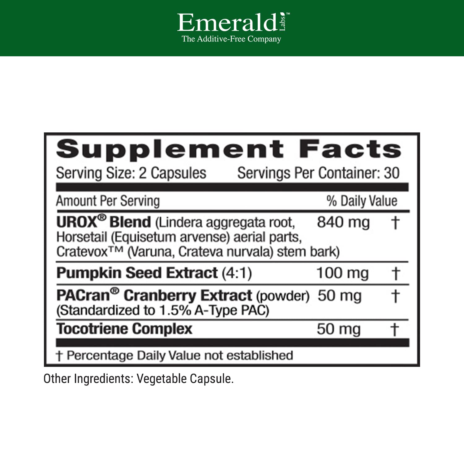 Close-up of Cranberry Extract (PACran) for bladder health