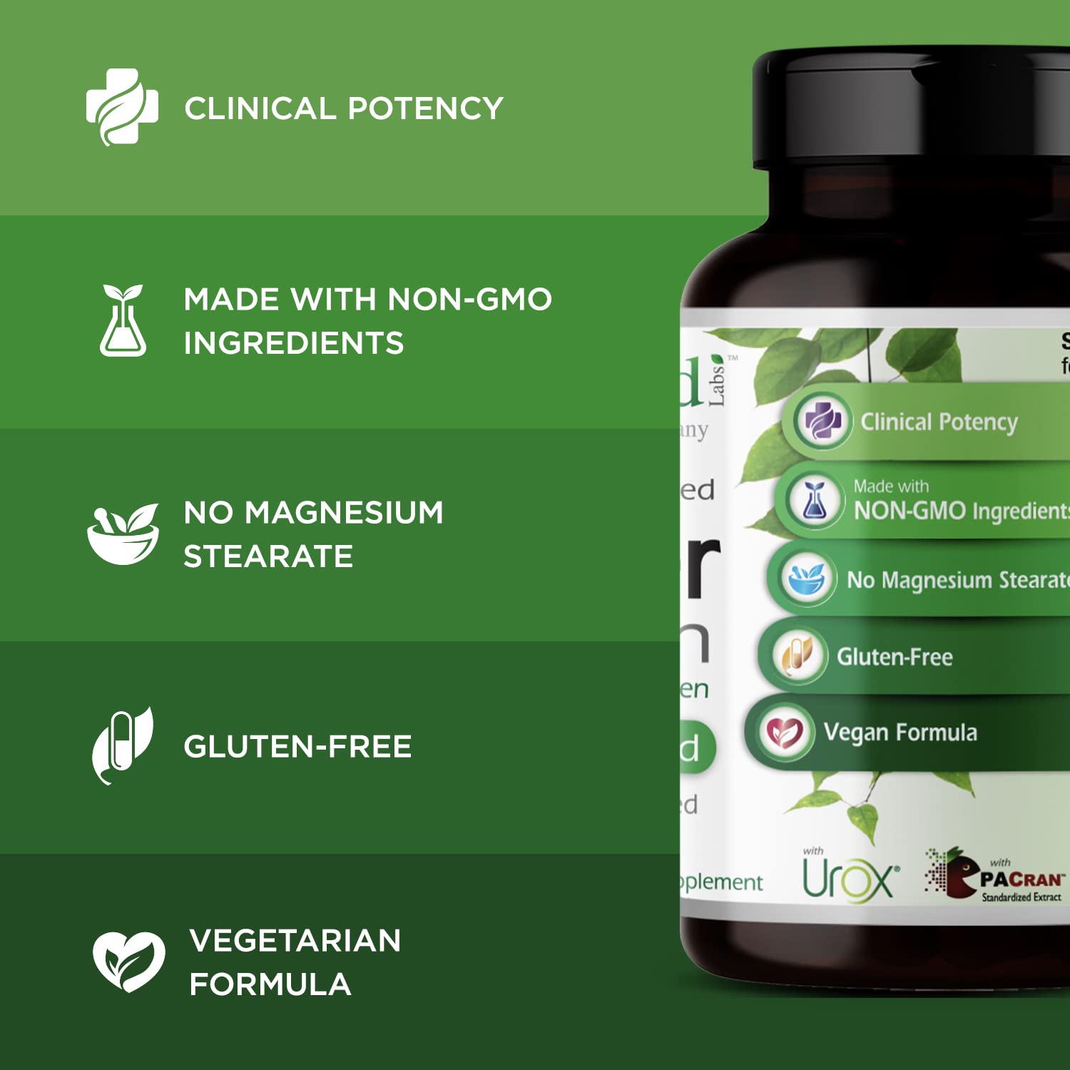 Pumpkin Seed Extract capsule highlighted as a bladder health support