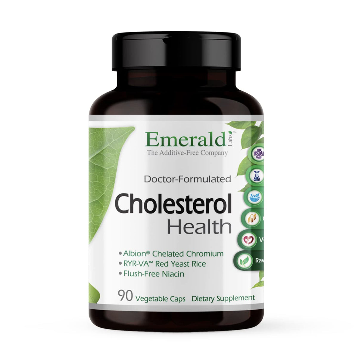 Emerald Labs Cholesterol Health CoQ10 label