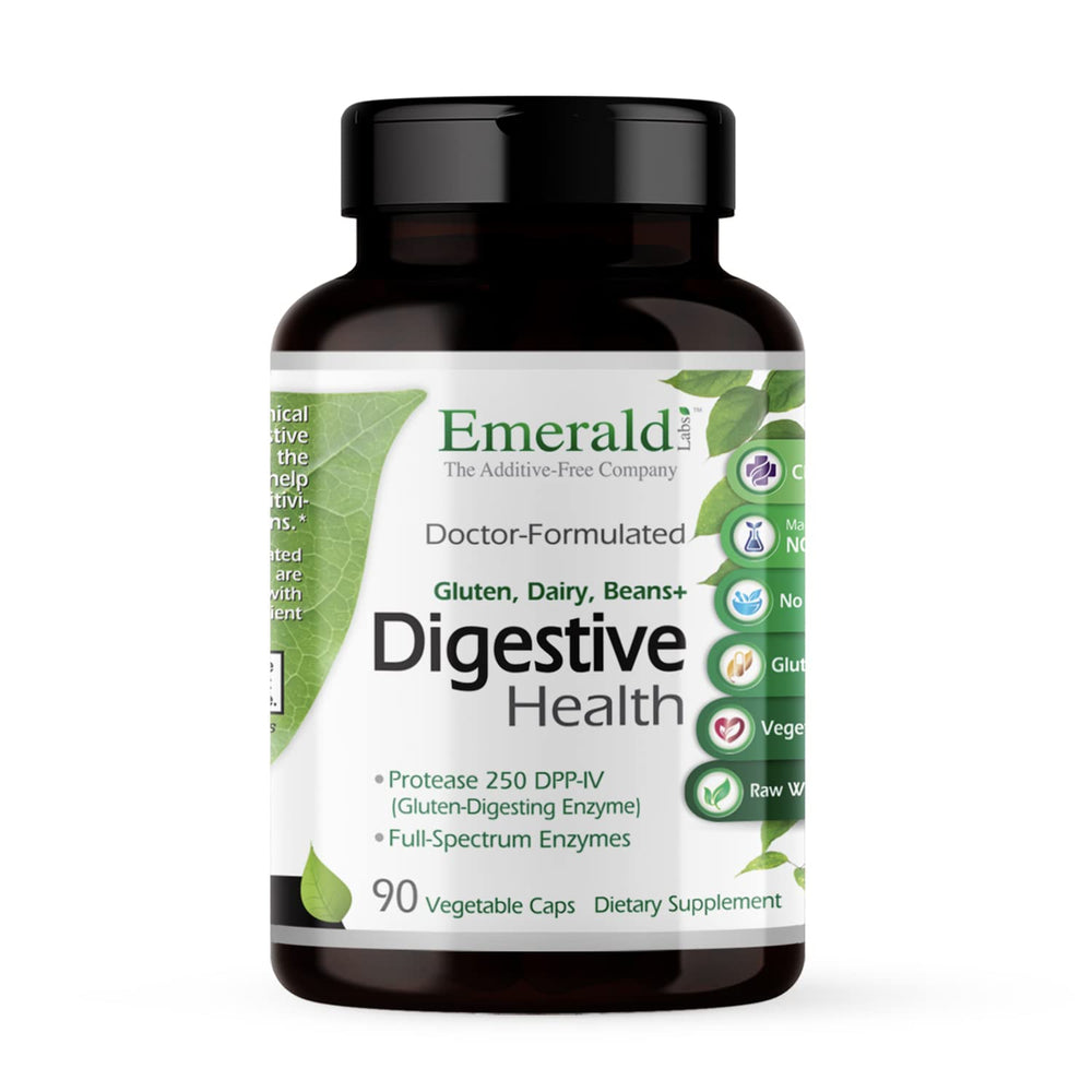 EMERALD LABS Digestive Health bottle with label