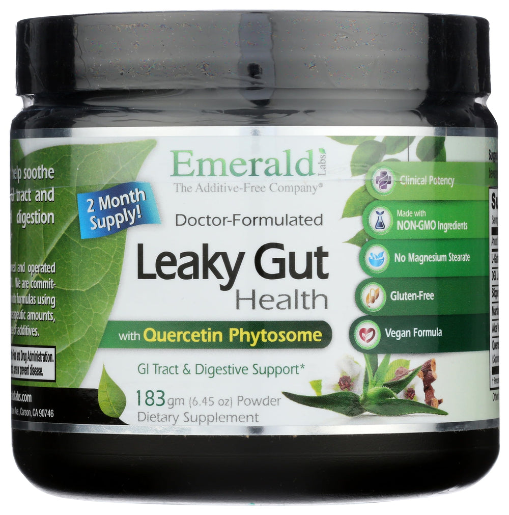 Emerald Labs Leaky Gut Health bottle with capsules – leaky gut support