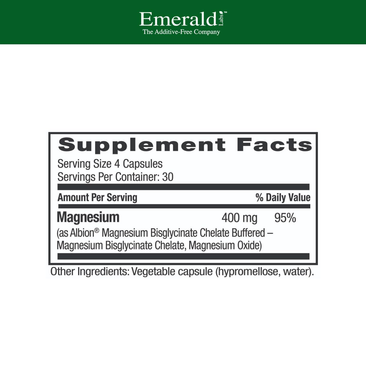 Albion chelated magnesium 400mg icon emphasizing high bioavailability