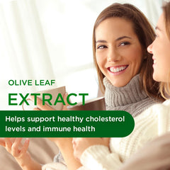 Close-up of olive leaf extract ingredients oleuropein and polyphenols