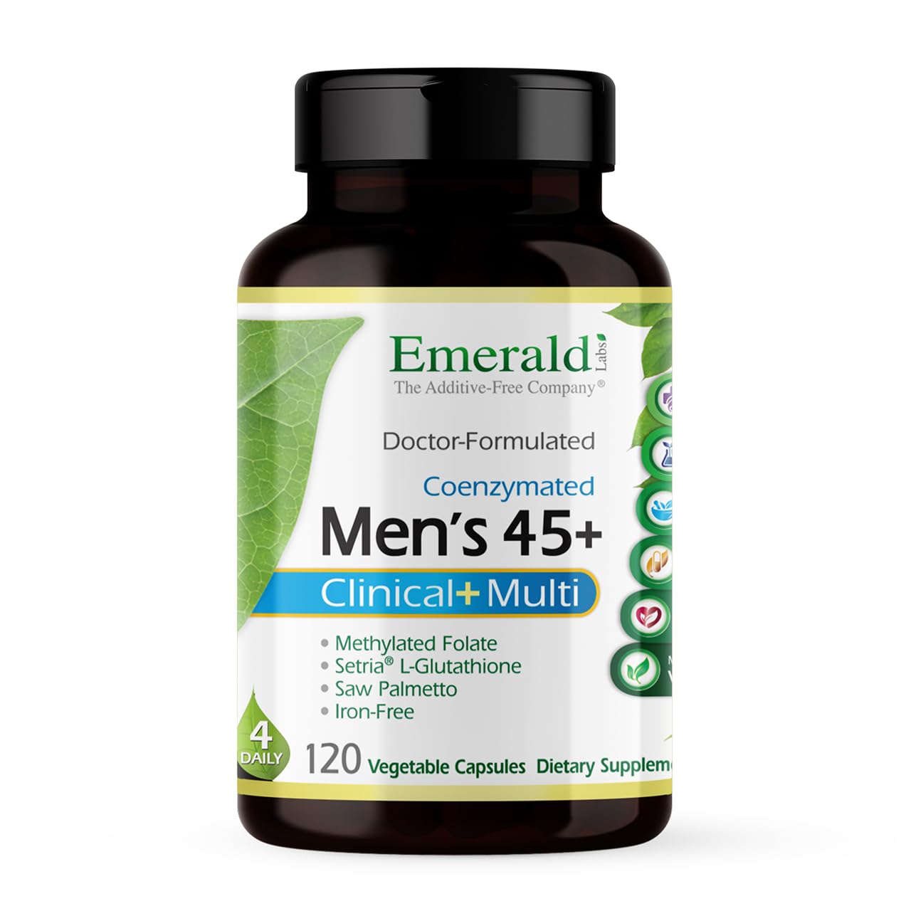 Emerald Labs Men's 45+ Clinical Multi bottle
