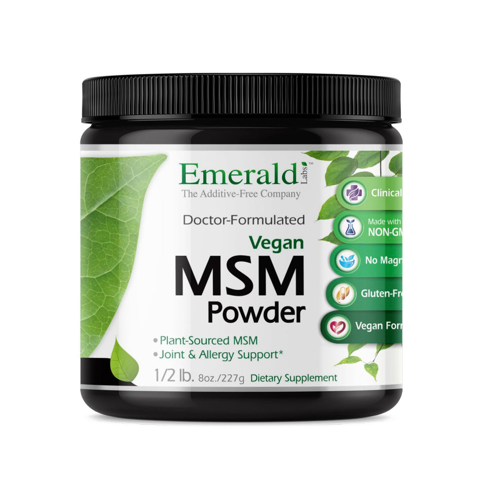 EMERALD LABS MSM Powder bottle with scoop - 8 oz